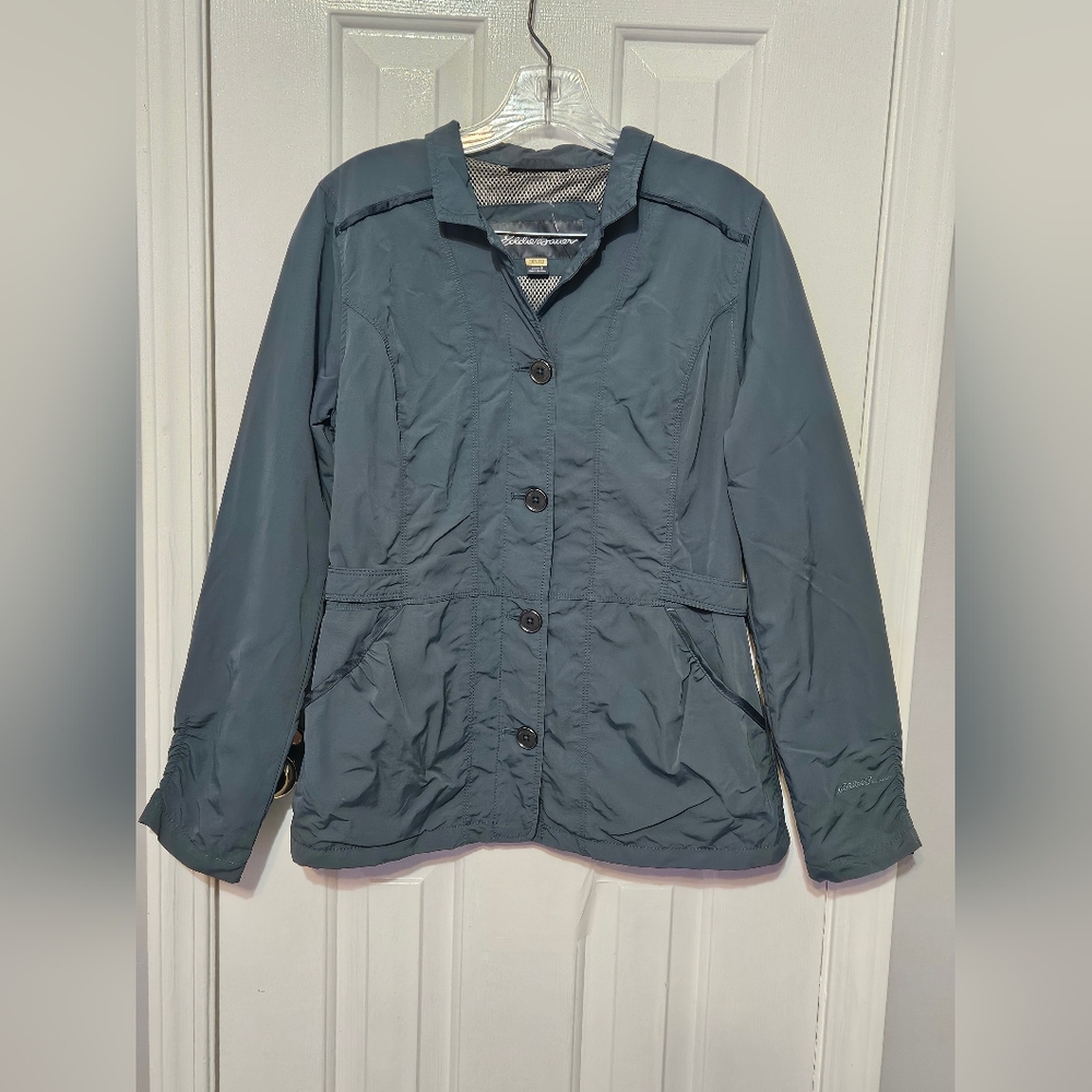 Eddie Bauer Women's Utility Jacket in Green Size Medium
